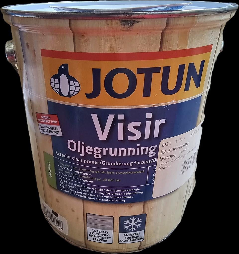 Apprêt pour bois d'extérieur Jotun Visir Klar 2,7L, Bricolage & Construction, Peinture, Vernis & Laque, Enlèvement ou Envoi, Peinture