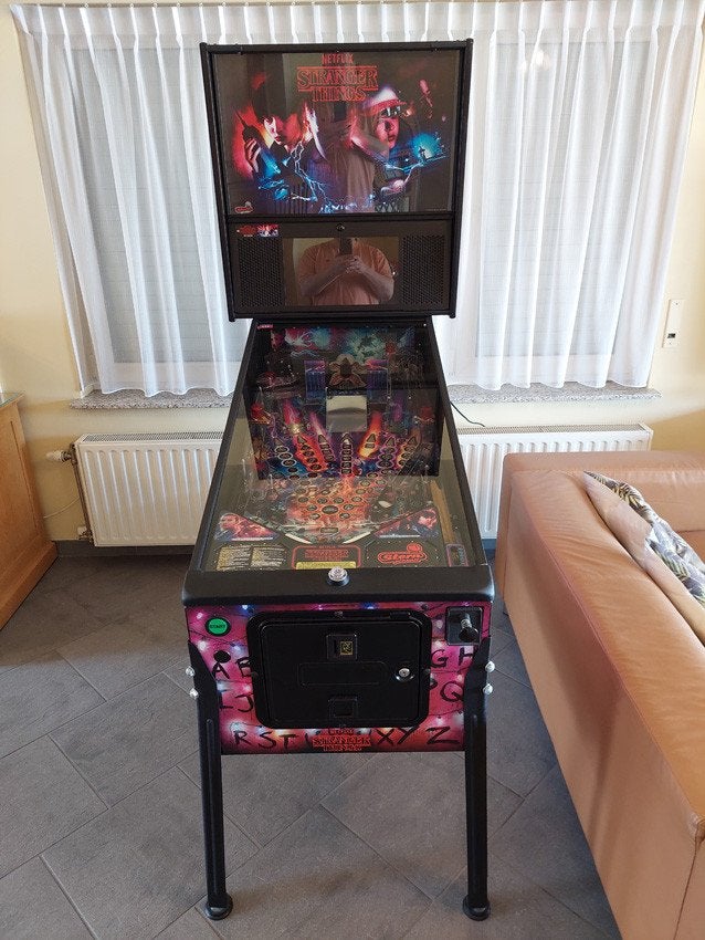 Flipperkast Stern Stranger Things (Home Use Only)., Ophalen, Zo goed als nieuw, Flipperkast, Stern