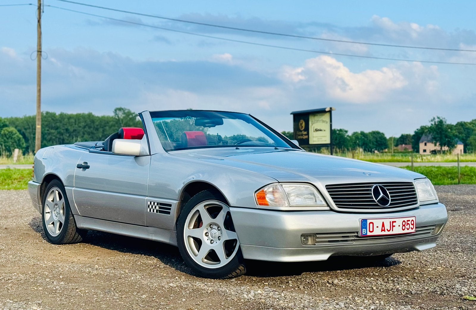 Mercedes SL280 Mille Miglia 630 fabriquées à la main !, Autos, Argent ou Gris, Achat, Entreprise, Cabriolet