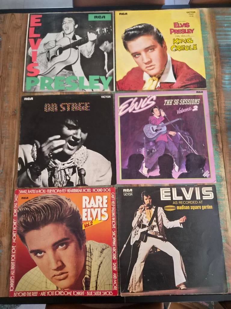 15 lp's Elvis Presley, Ophalen