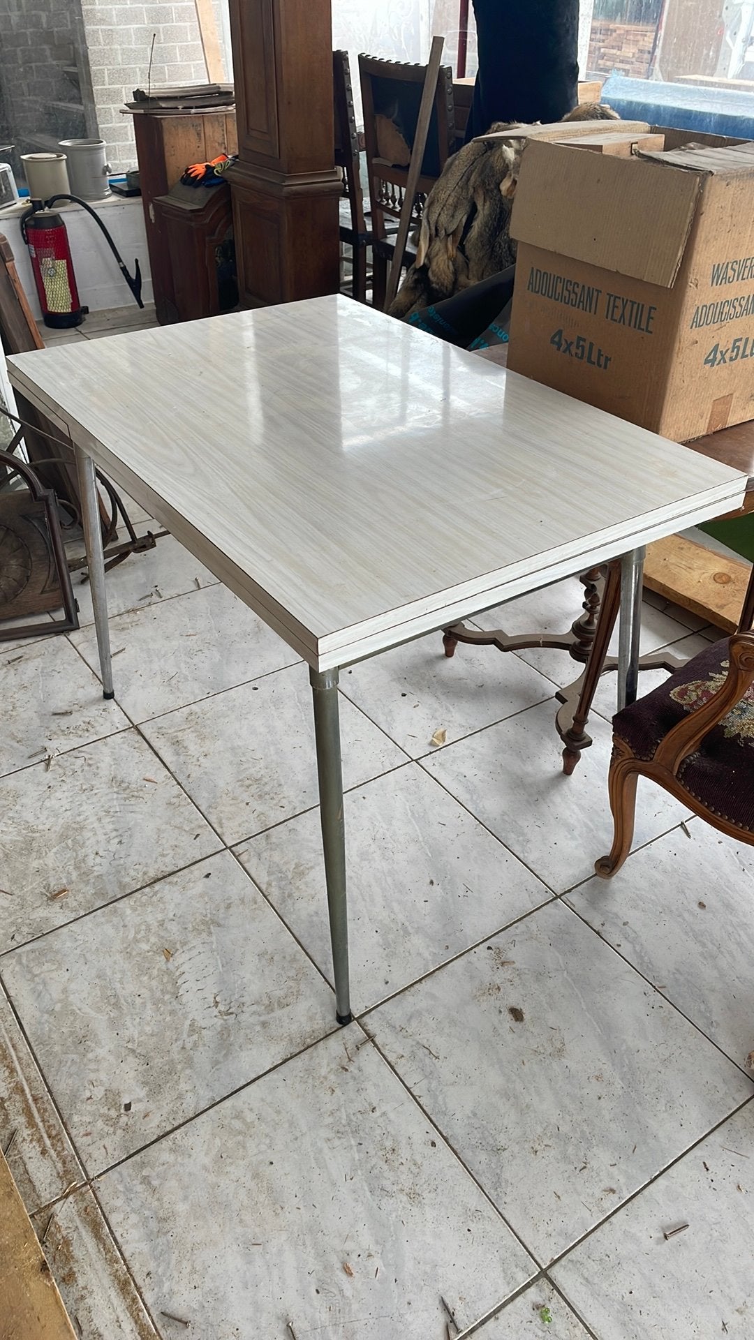 Formica keukentafel, Ophalen, Gebruikt