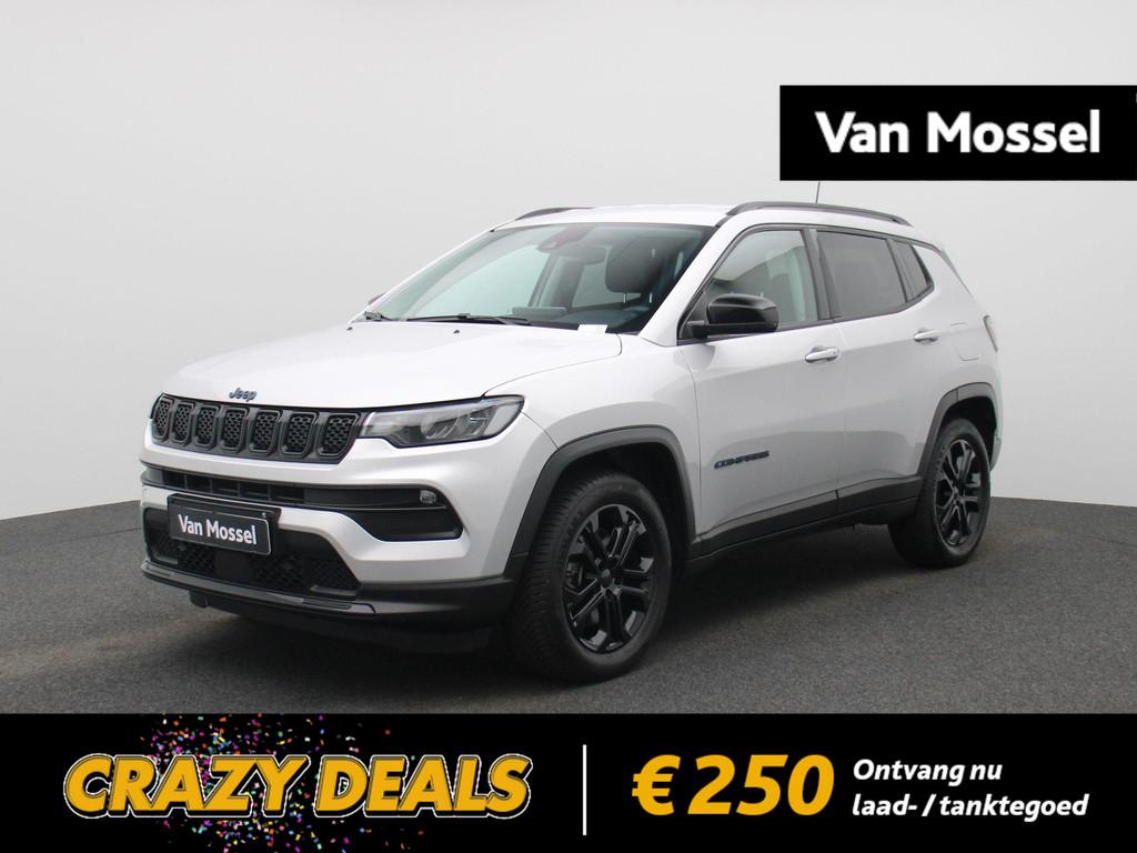 Jeep Compass 1.3 Turbo T4 190 4xe ATX Night Eagle, Auto's, Automaat, Gebruikt, Zwart, 4 cilinders