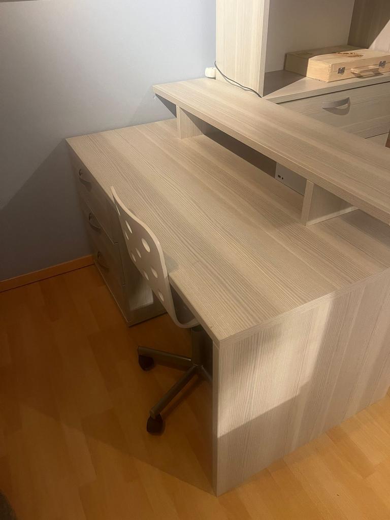 Volledige slaapkamer voor tiener, Huis en Inrichting, Ophalen, Zo goed als nieuw, Eenpersoons, Modern