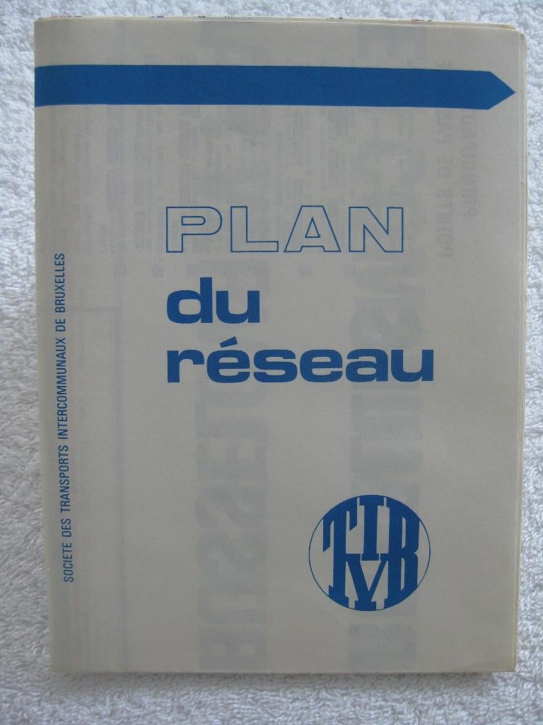 STIB MIVB – 1973 – rare et collector, Enlèvement ou Envoi, Tram