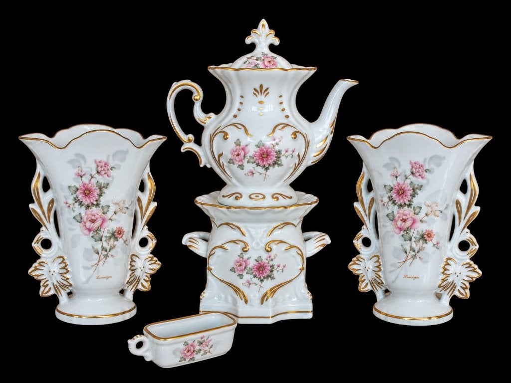 Limoges: Theekan & potje / vazen, Ophalen