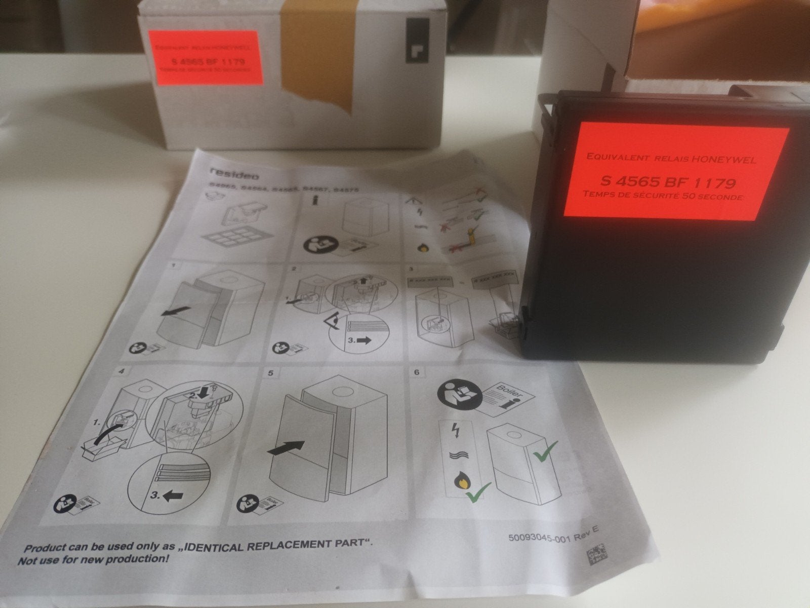 Resideo RELAIS HONEYWELL S4565BF1179, Ophalen of Verzenden, Nieuw