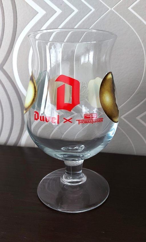 Duvel glas 'Atlanta' USA, Verzamelen, Ophalen of Verzenden, Bierglas