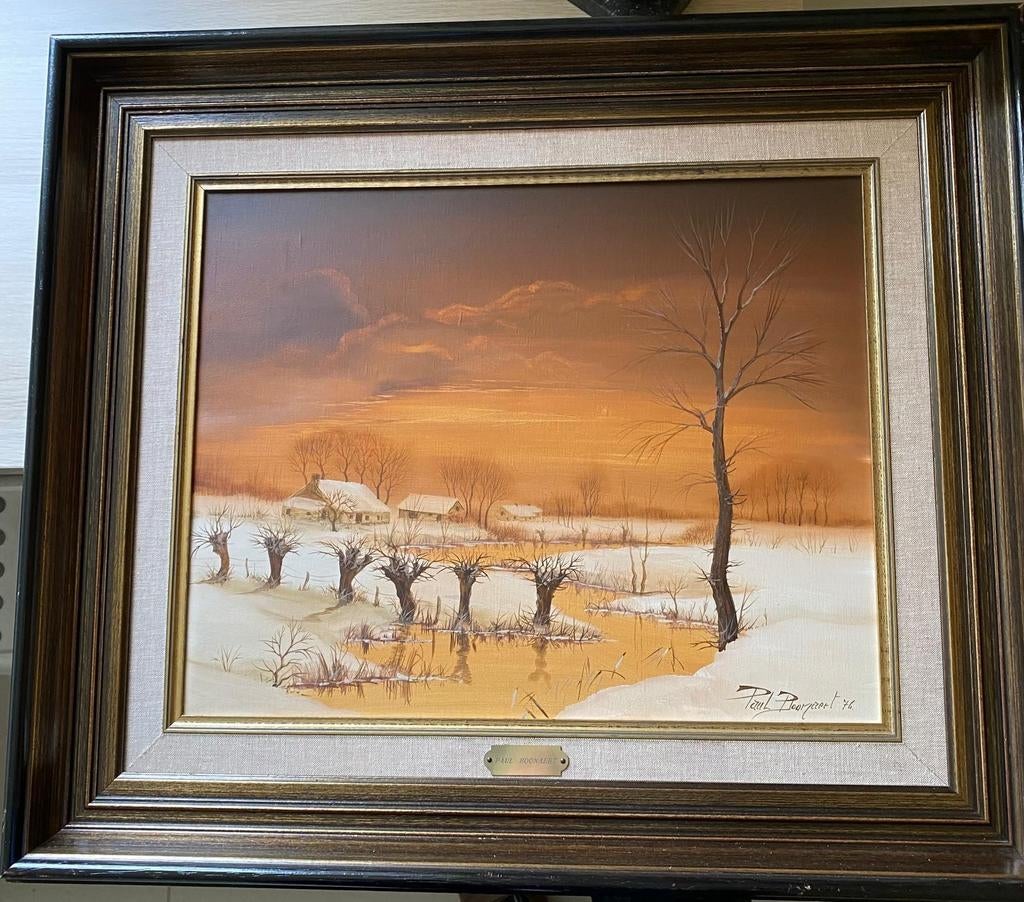 Schilderij Paul Boonaert, Antiek en Kunst, Ophalen