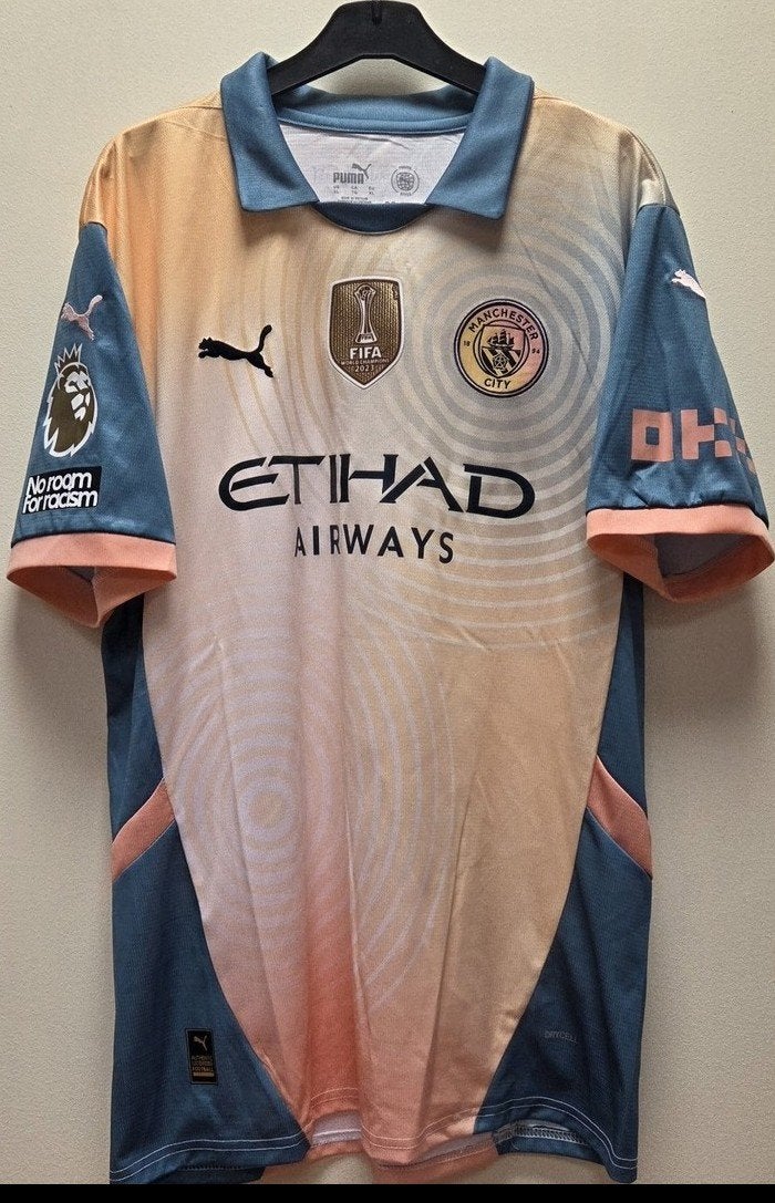 Manchester City Haaland Voetbal Uitshirt Origineel 2024, Enlèvement ou Envoi