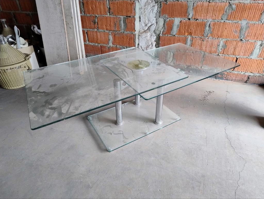 Salontafel van glas, Enlèvement, Verre