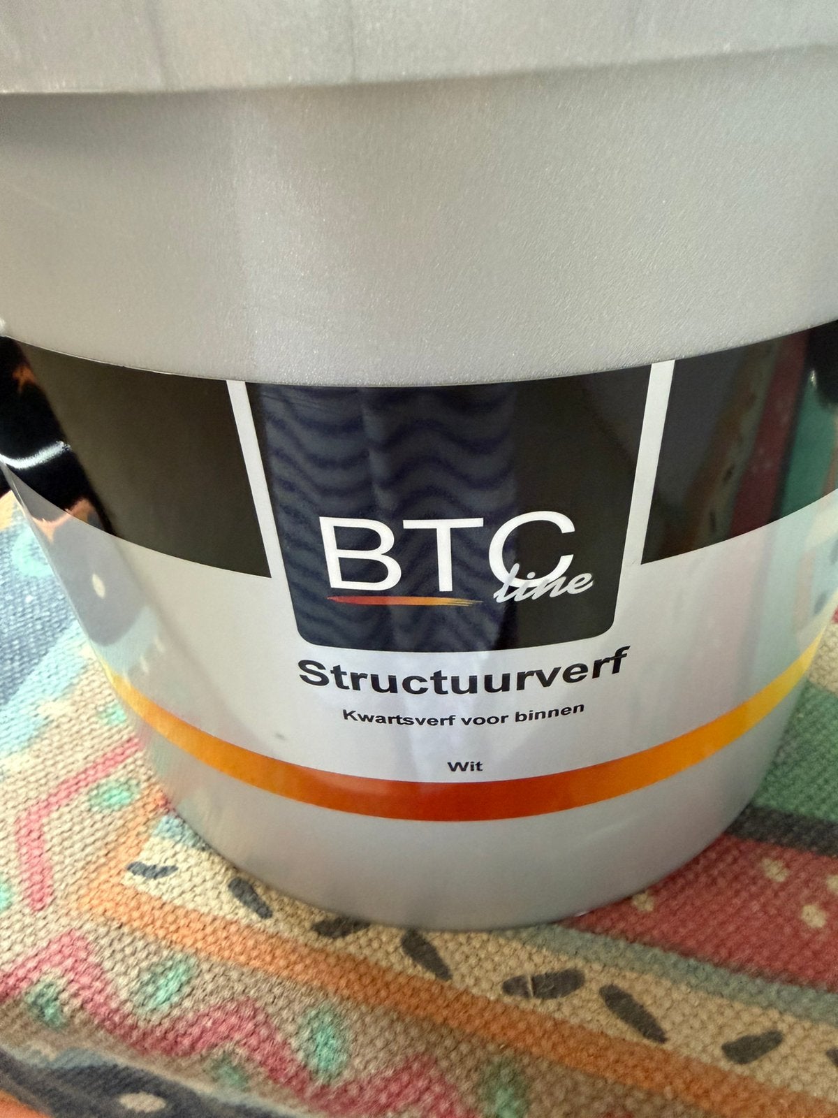 BTC structuurverf voor binnen 16kg ral 9010, zuiver wit, Hobby & Loisirs créatifs, Enlèvement, Neuf, Peinture acrylique