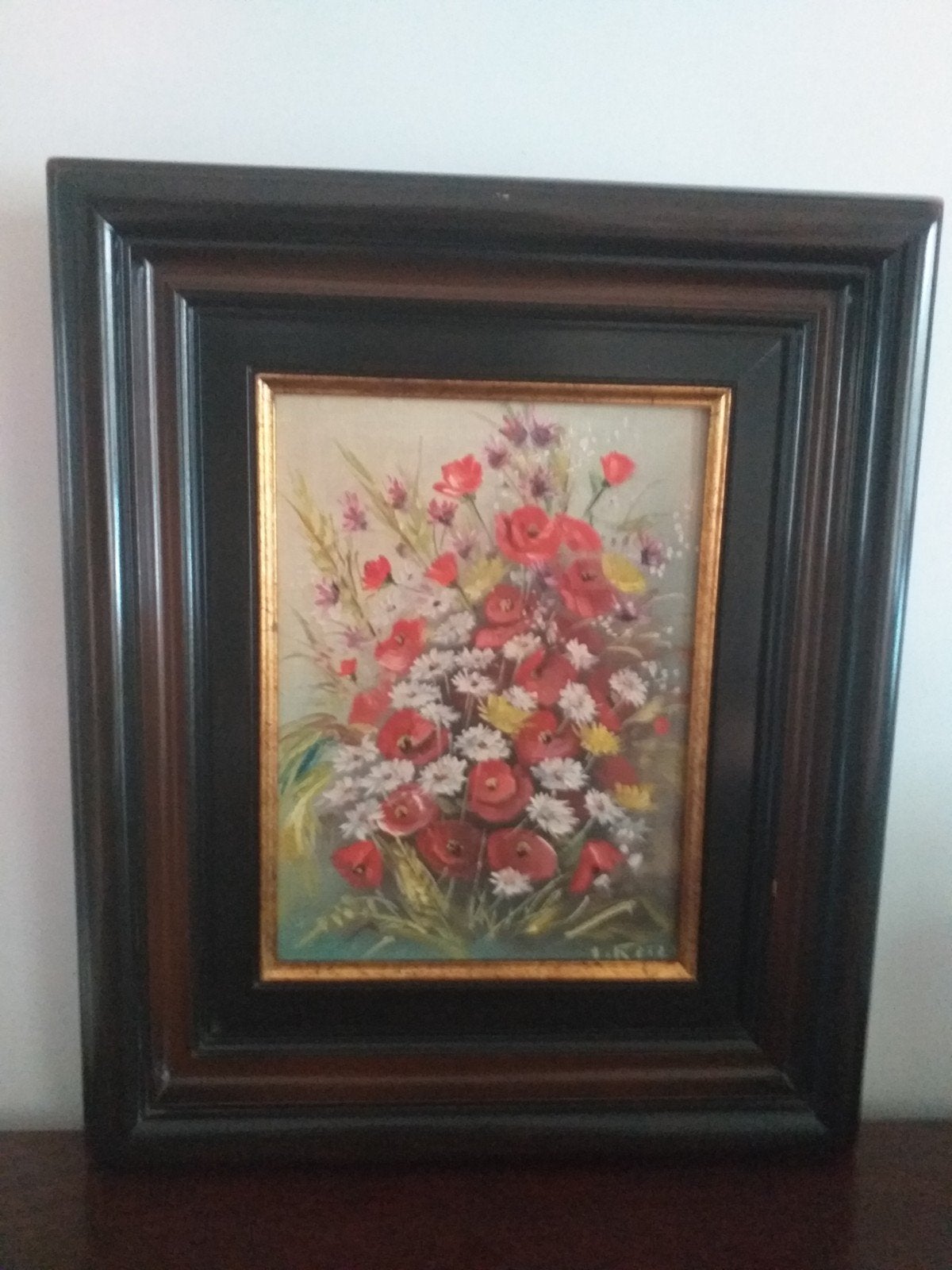Schilderij bloemenpracht, Antiek en Kunst, Ophalen