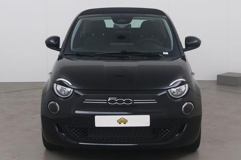 Fiat 500C E- 42 kwh Red 118 AT Comfort Pack, Auto's, Fiat, Automaat, 4 zetels, Zwart, Cabriolet