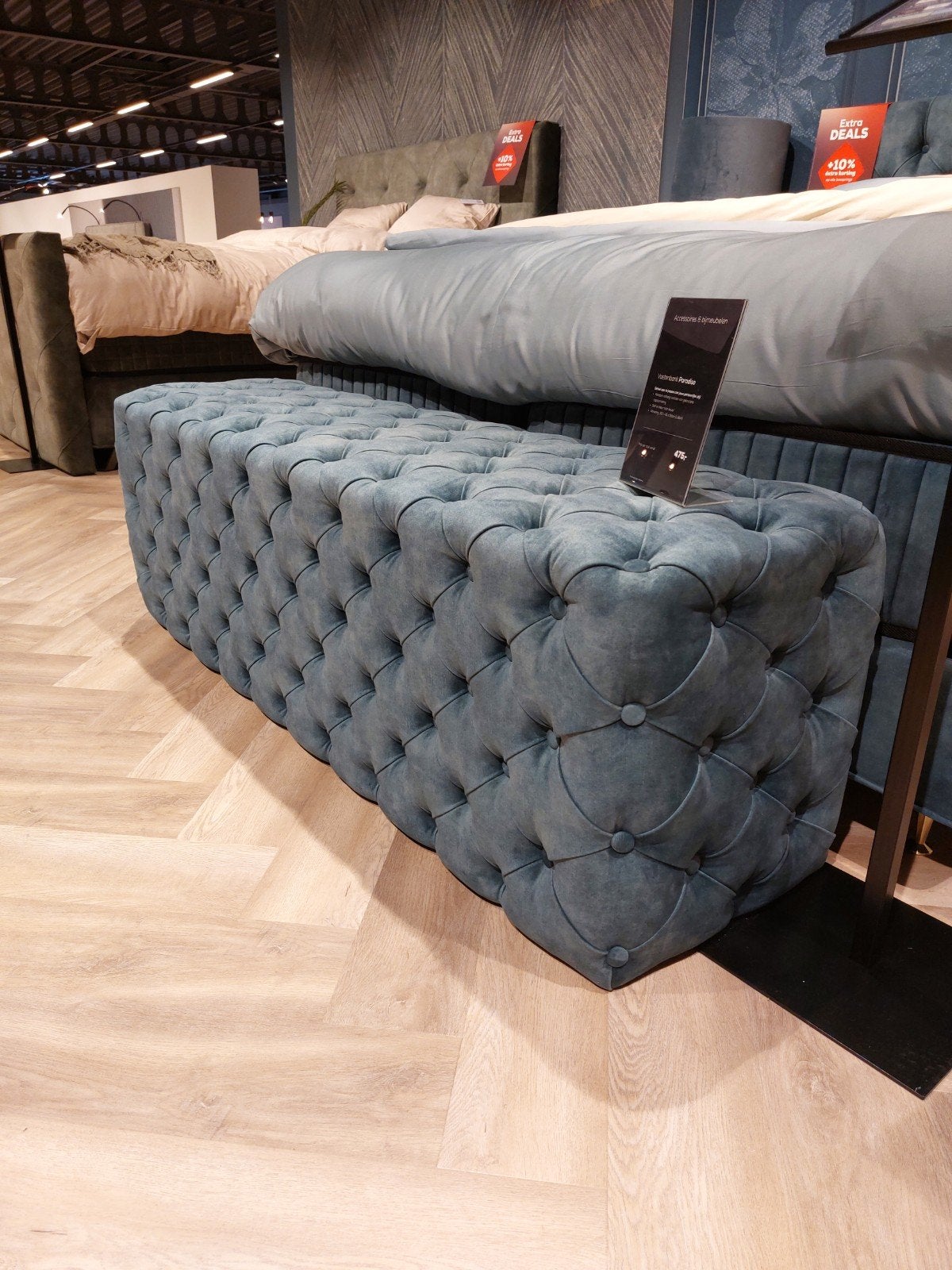 Voetbank Paradisio(Hand geknoopt)Splinternieuw, Ophalen, 125 cm of meer, Nieuw, Landelijk