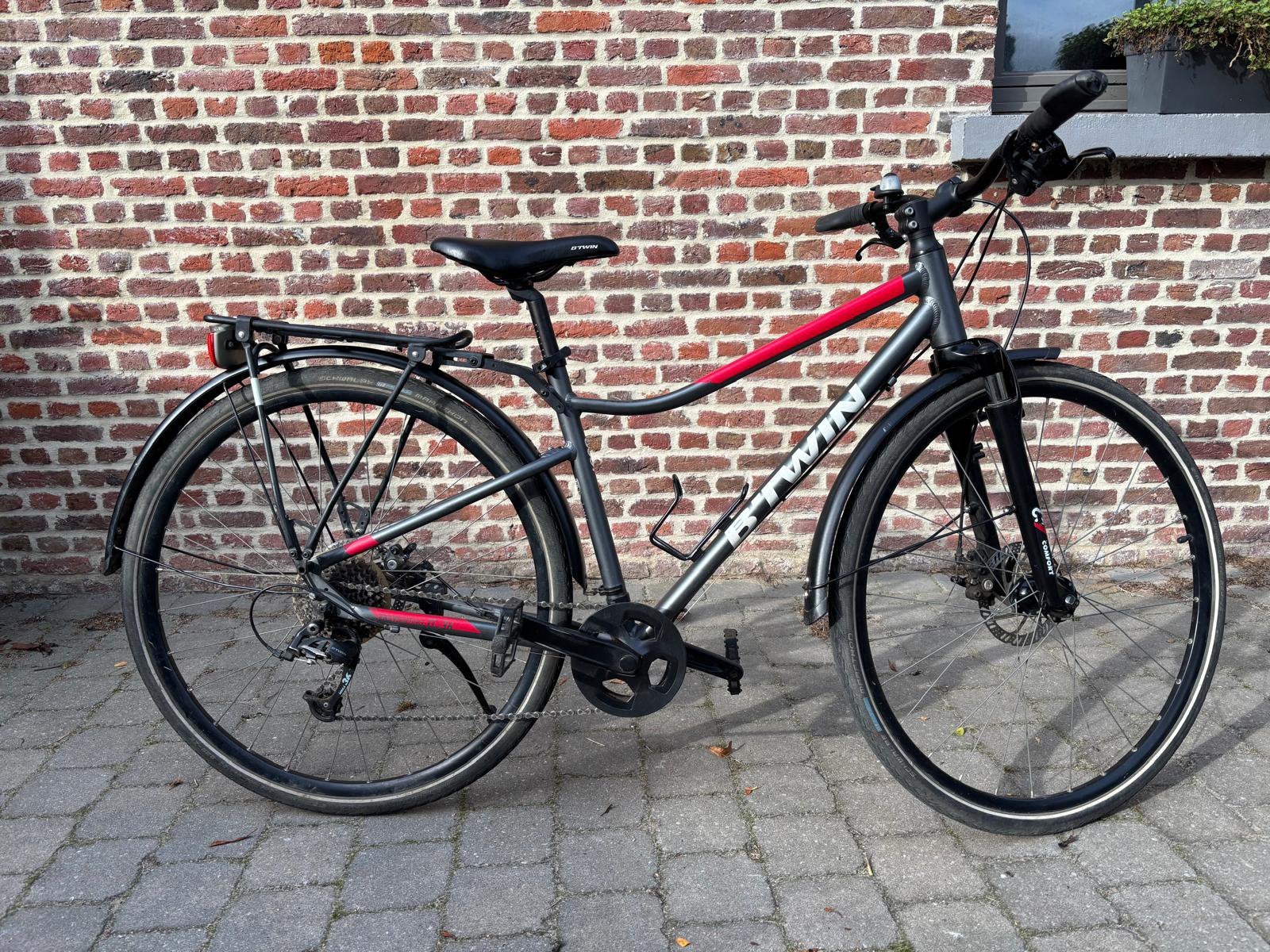 Hybridefiets riverside 500, Fietsen en Brommers, Gebruikt, Versnellingen, Schijfrem, Ophalen