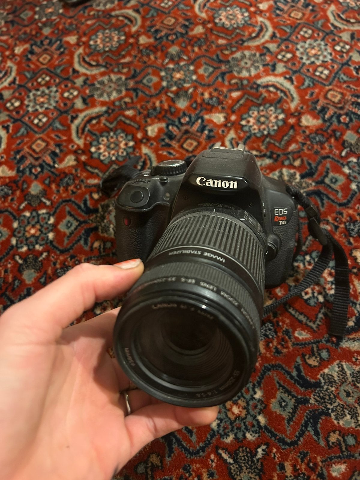 Canon EOS 650D / Rebel T4i – spiegelreflexcamera+ zoomlens, Ophalen of Verzenden, Zo goed als nieuw, Canon