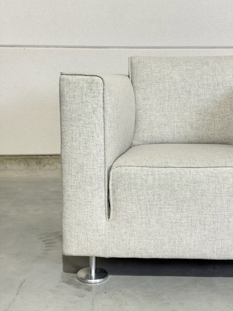 Design on Stock Blizz fauteuils - crème wit - als nieuw, Ophalen, Leer, 75 tot 100 cm, Zo goed als nieuw