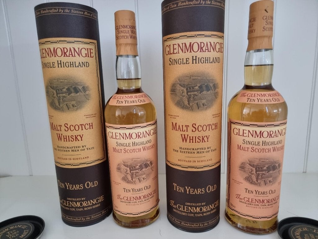 Glenmorangie 10 years Malt Scotch Whisky  2 Keer!, Verzamelen, Overige gebieden, Overige typen, Nieuw, Ophalen of Verzenden