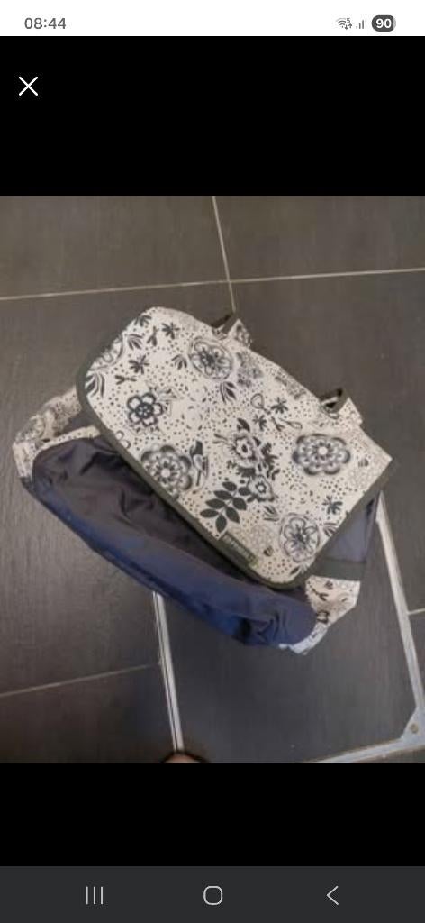 Dubbele fietstas, Ophalen, Gebruikt