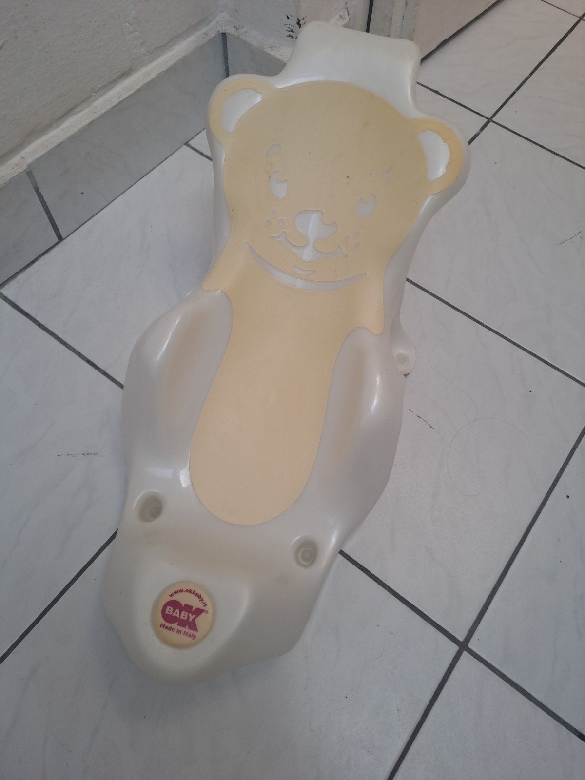 Te koop baby badinzet, Ophalen