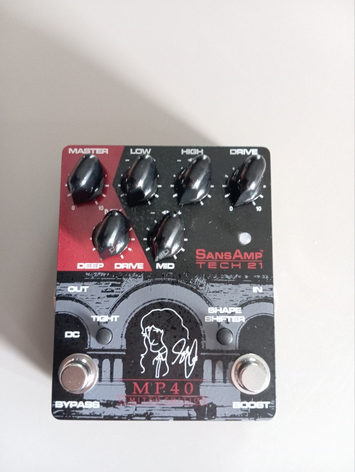pre amp pedal Geddy Lee bass guitar limited edition, Muziek en Instrumenten, Ophalen