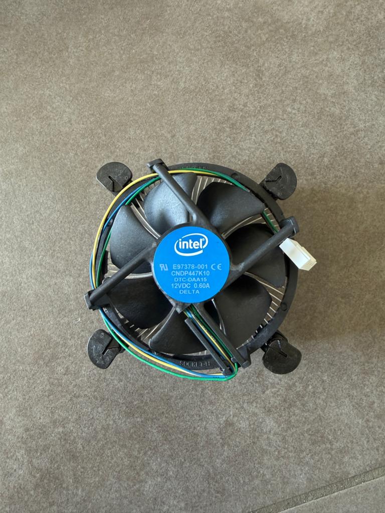 Intel CPU koeler, Ophalen, Zo goed als nieuw