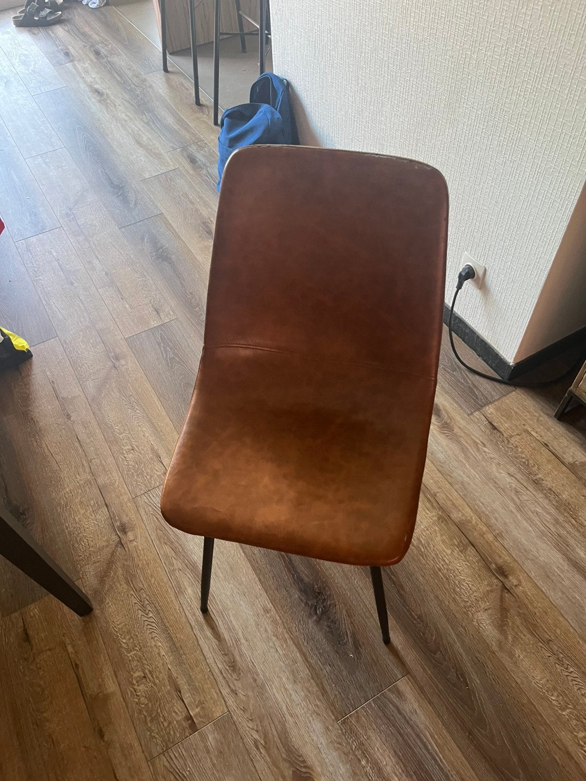Stoelen 6 stuks, Huis en Inrichting, Stoelen, Ophalen, Gebruikt, Bruin