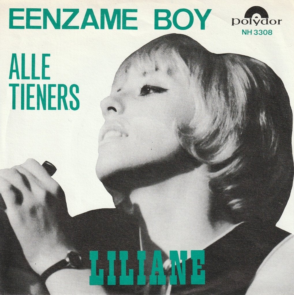 Liliane - Eenzame boy / Alle tieners - Belpop, CD & DVD, Vinyles Singles, En néerlandais, 7 inch, Comme neuf, Pressage original
