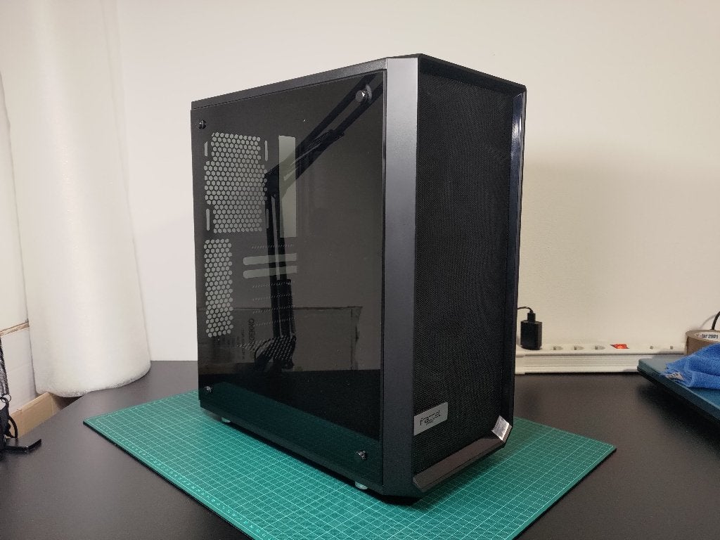 PC Case ATX Fractal Design Meshify 2 Lite Zwart Getint Glas, Computers en Software, Ophalen, Gebruikt