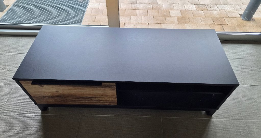 Eettafel + salontafel + tvkast, Huis en Inrichting, Ophalen, Zo goed als nieuw, Vier personen, 100 tot 150 cm