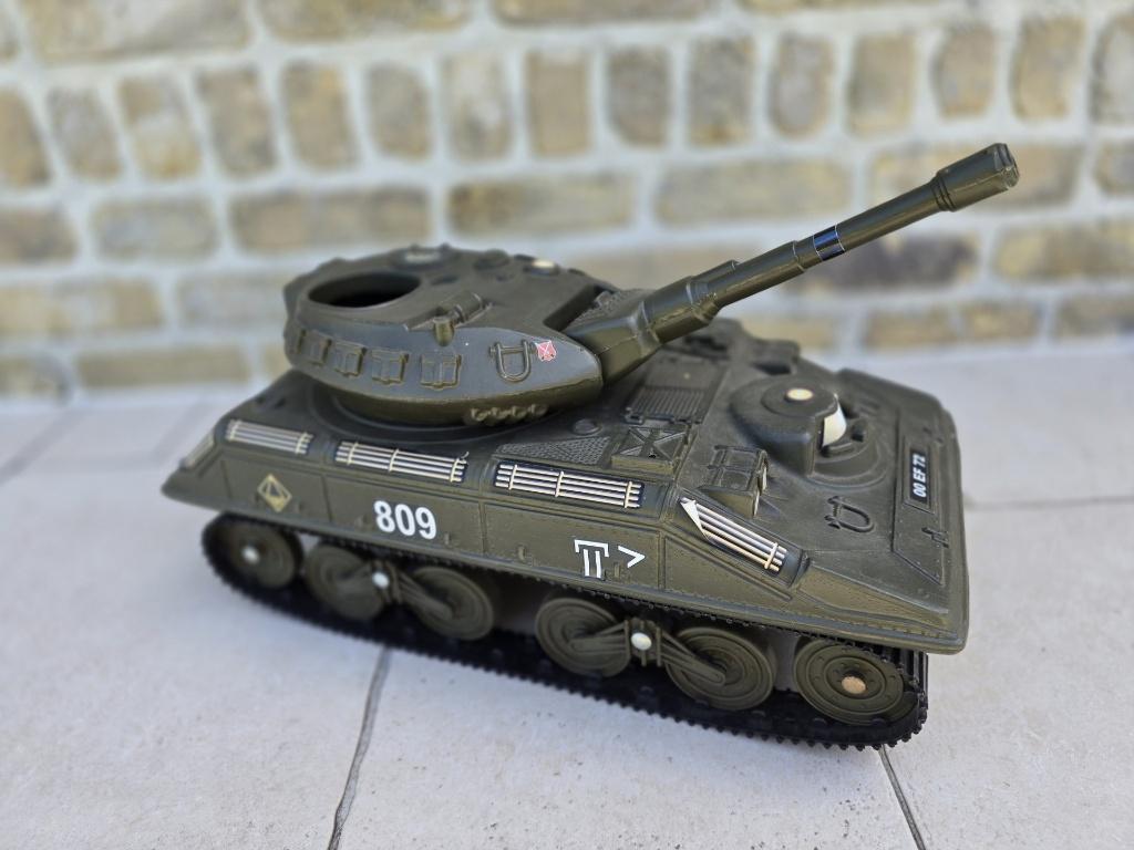 speelgoed legertank, Ophalen, Gebruikt