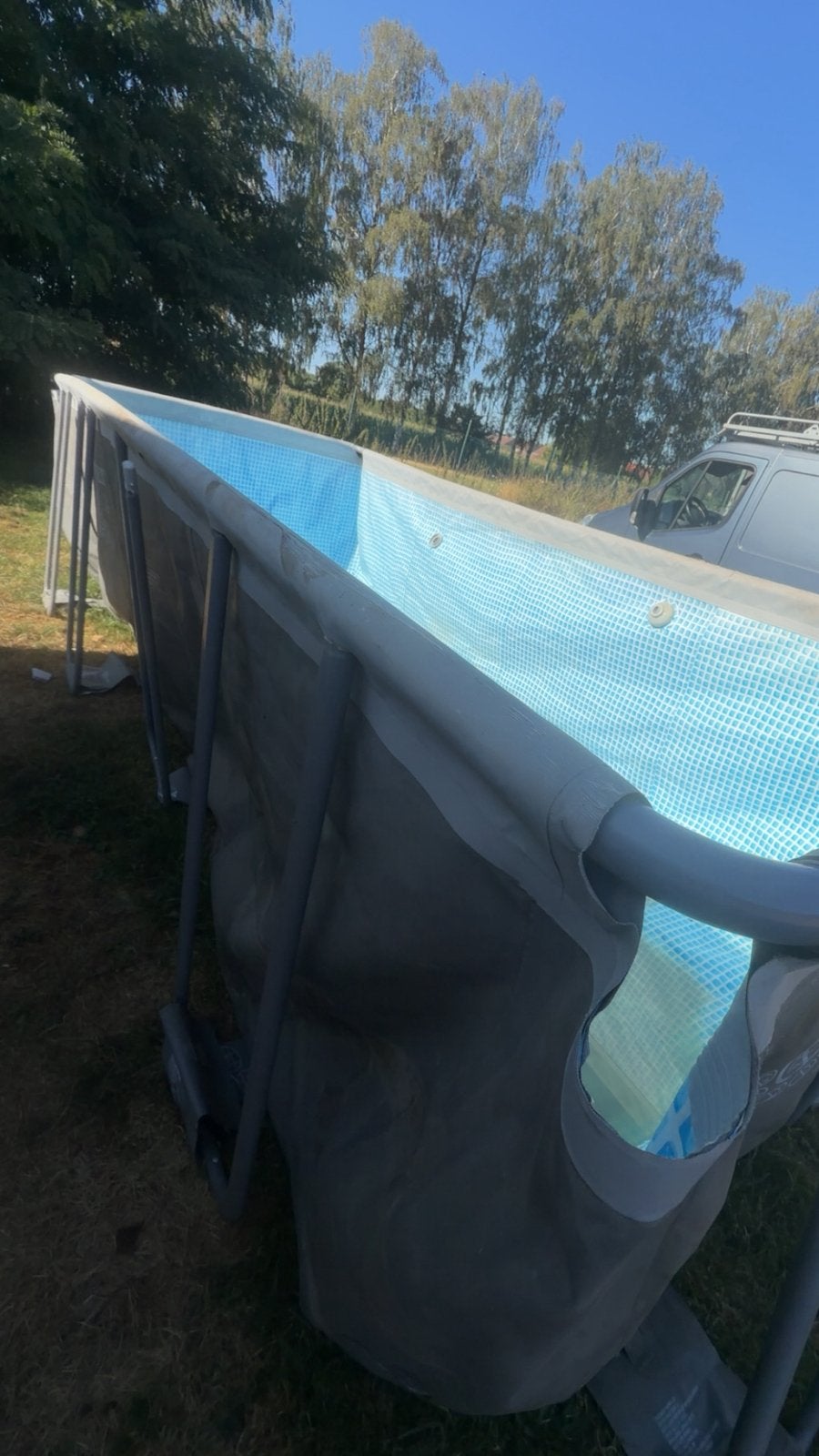 Grande piscine intex 5m, Jardin & Terrasse, Enlèvement, Comme neuf