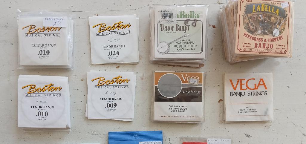 Banjo Snaren Lot, Muziek en Instrumenten, Ophalen, Nieuw, Banjo