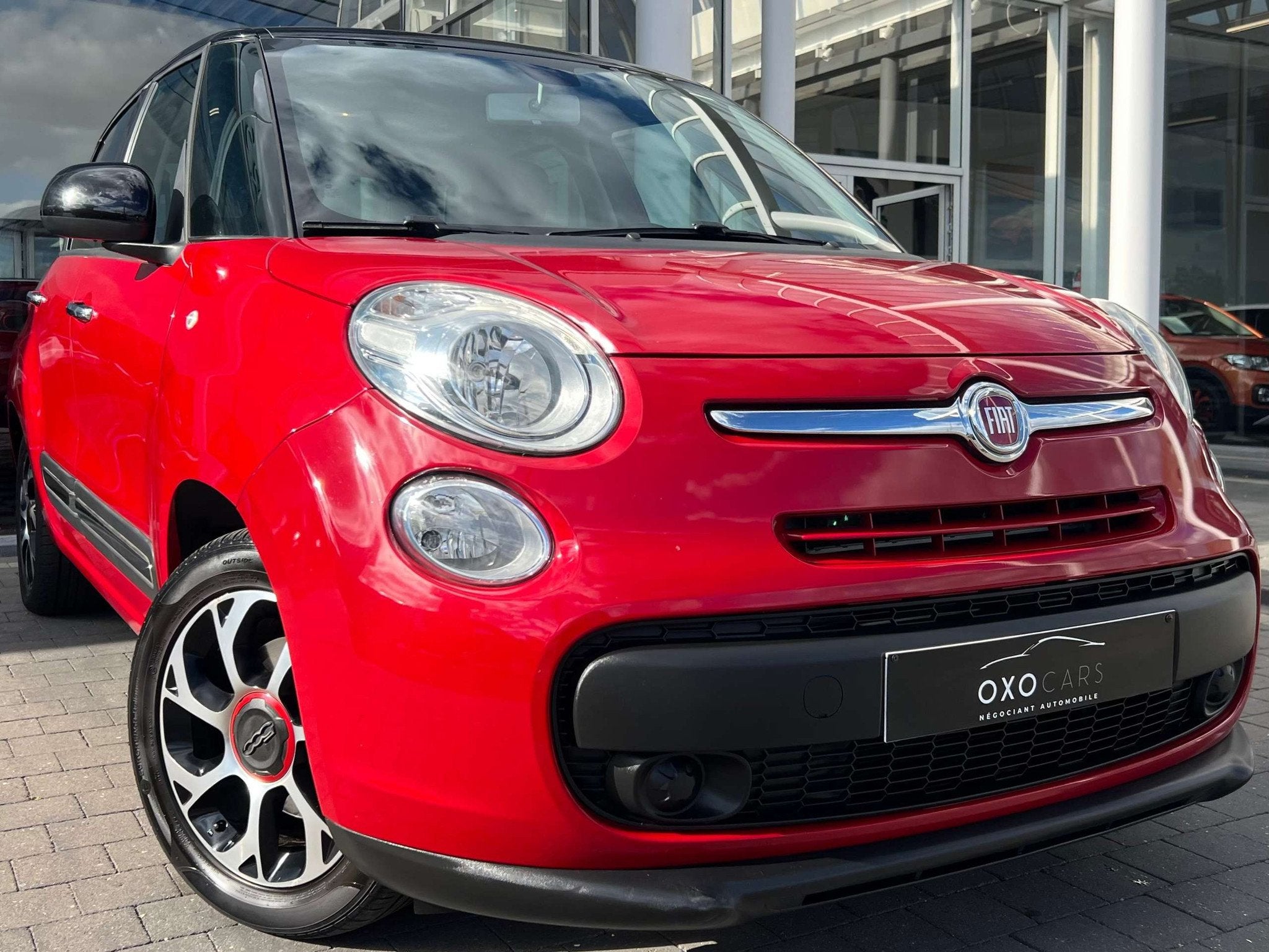 Fiat 500L 1.4i Pop Star 95CV / Airco / Cruise / Camera / Rad, Autos, Rouge, Achat, Euro 6, Entreprise