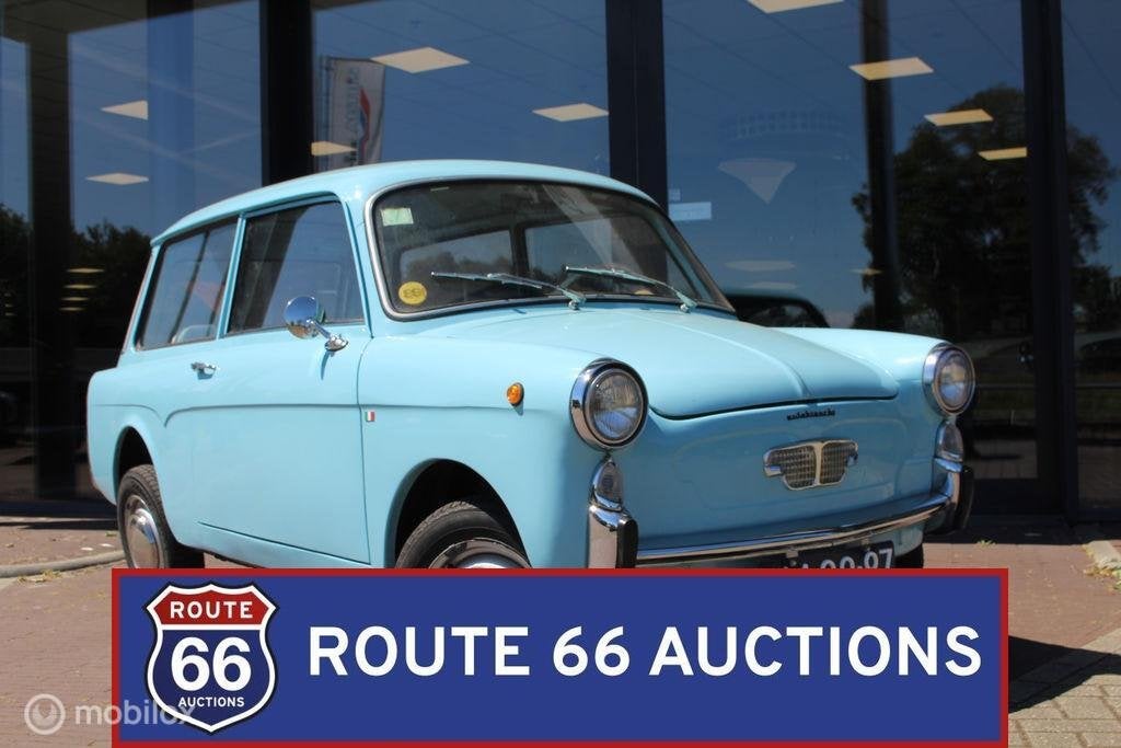 Autobianchi Bianchina Panoramica | 1964 | Route 66 Auctions, Auto's, Oldtimers, Overige merken, Zwart, Bedrijf, Handgeschakeld