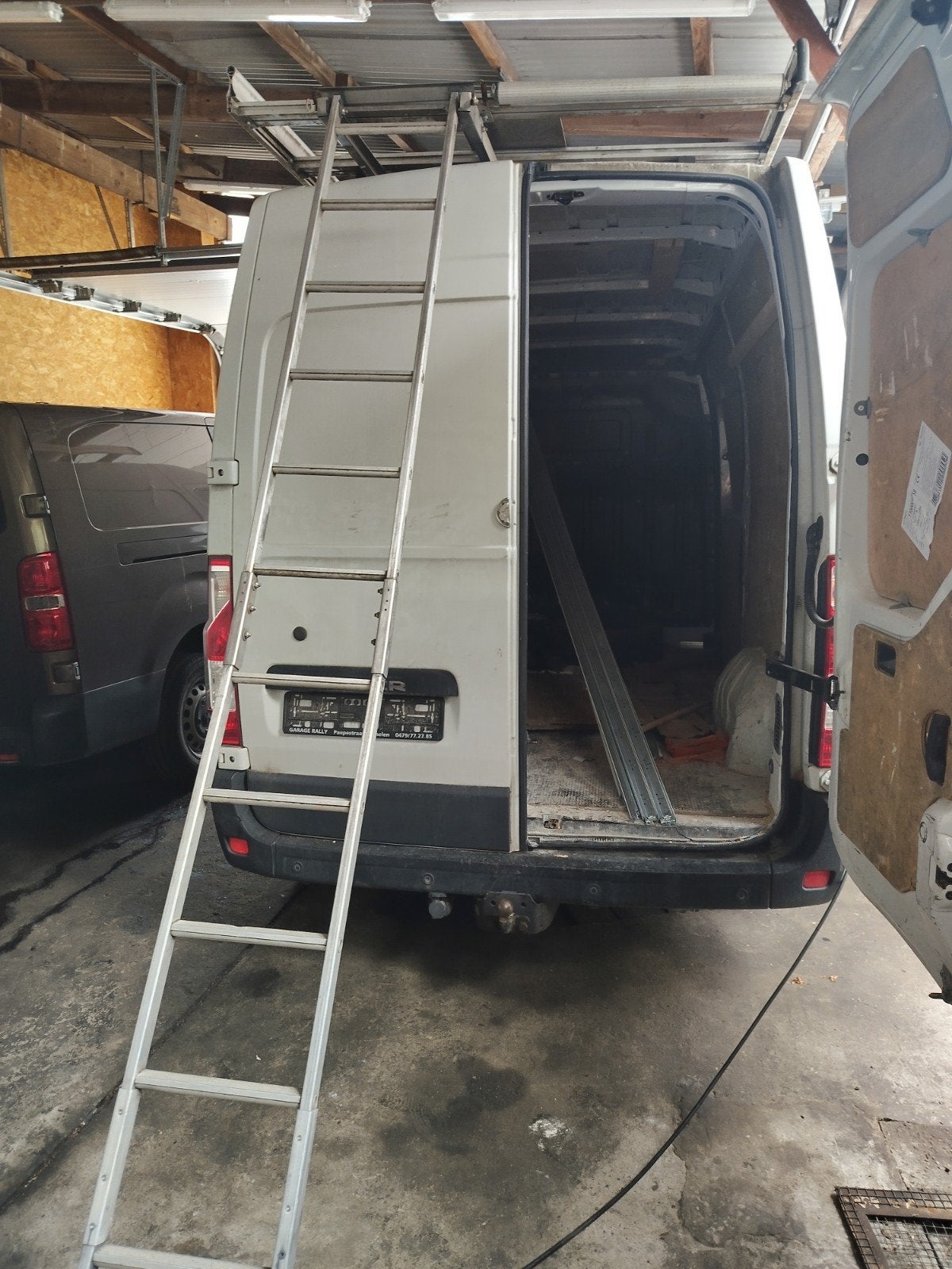 Origineel aluminium Renault master 3m20x1m53 bagagerek
