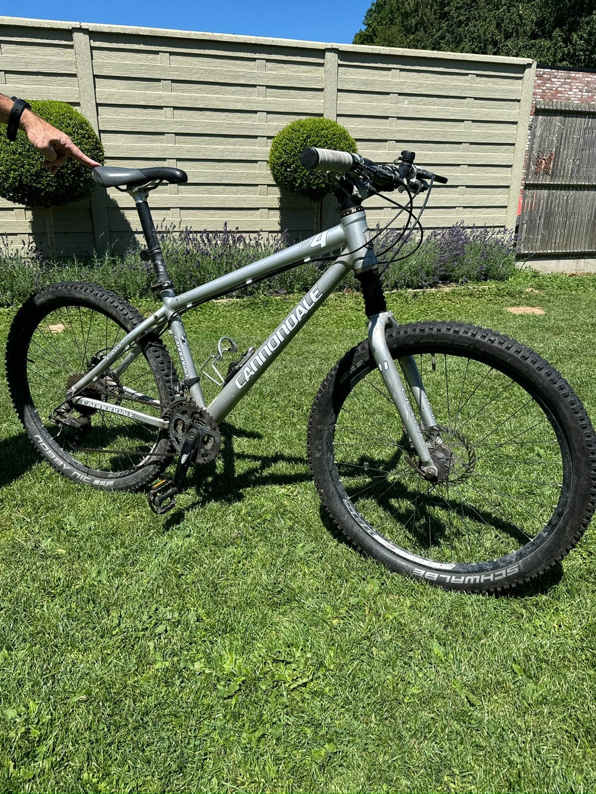 Mountainbike cannondale F4, Gebruikt, Heren, Schijfrem, Ophalen