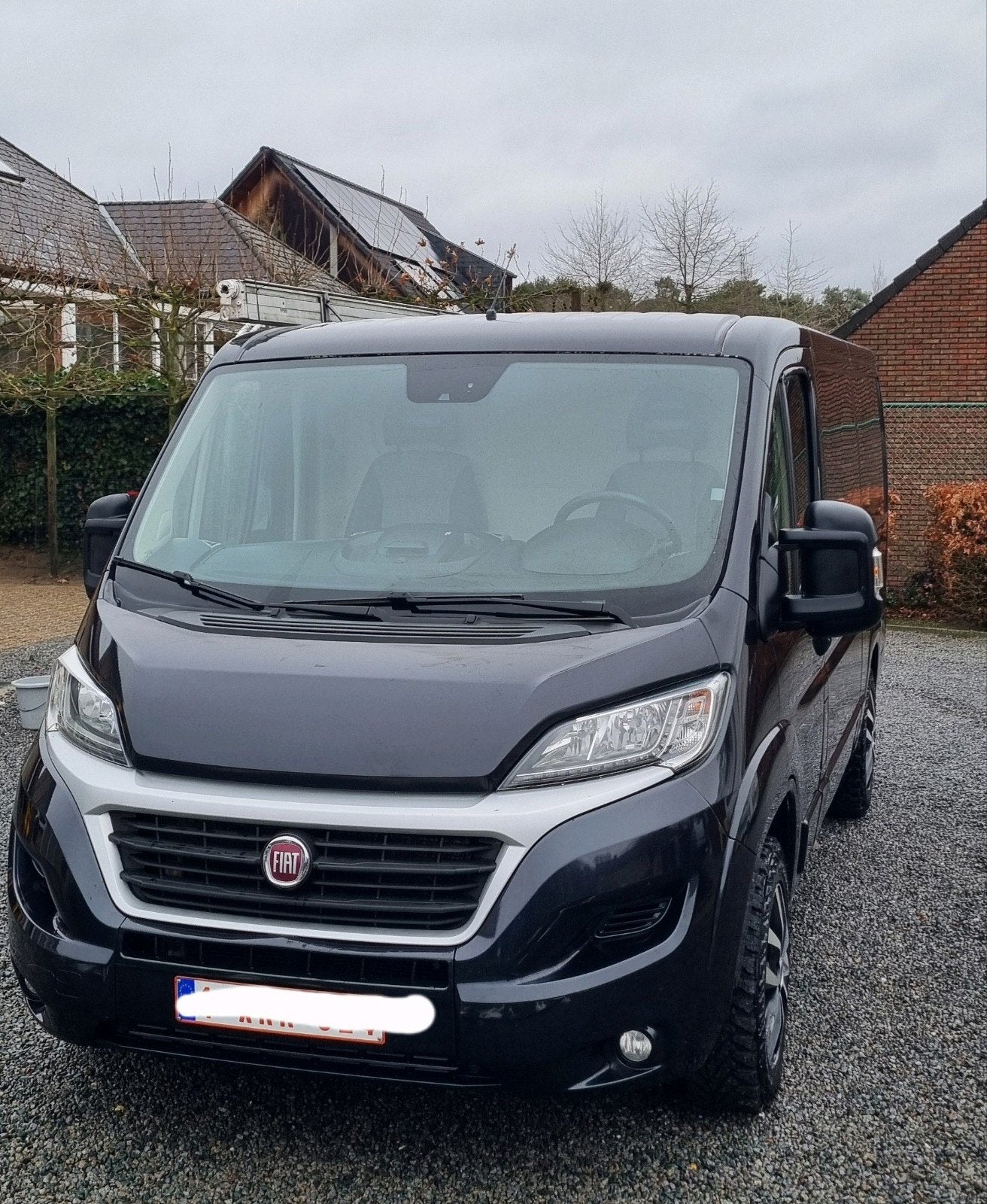 Fiat ducato, Auto's, Zwart, Zwart, Leder, Particulier