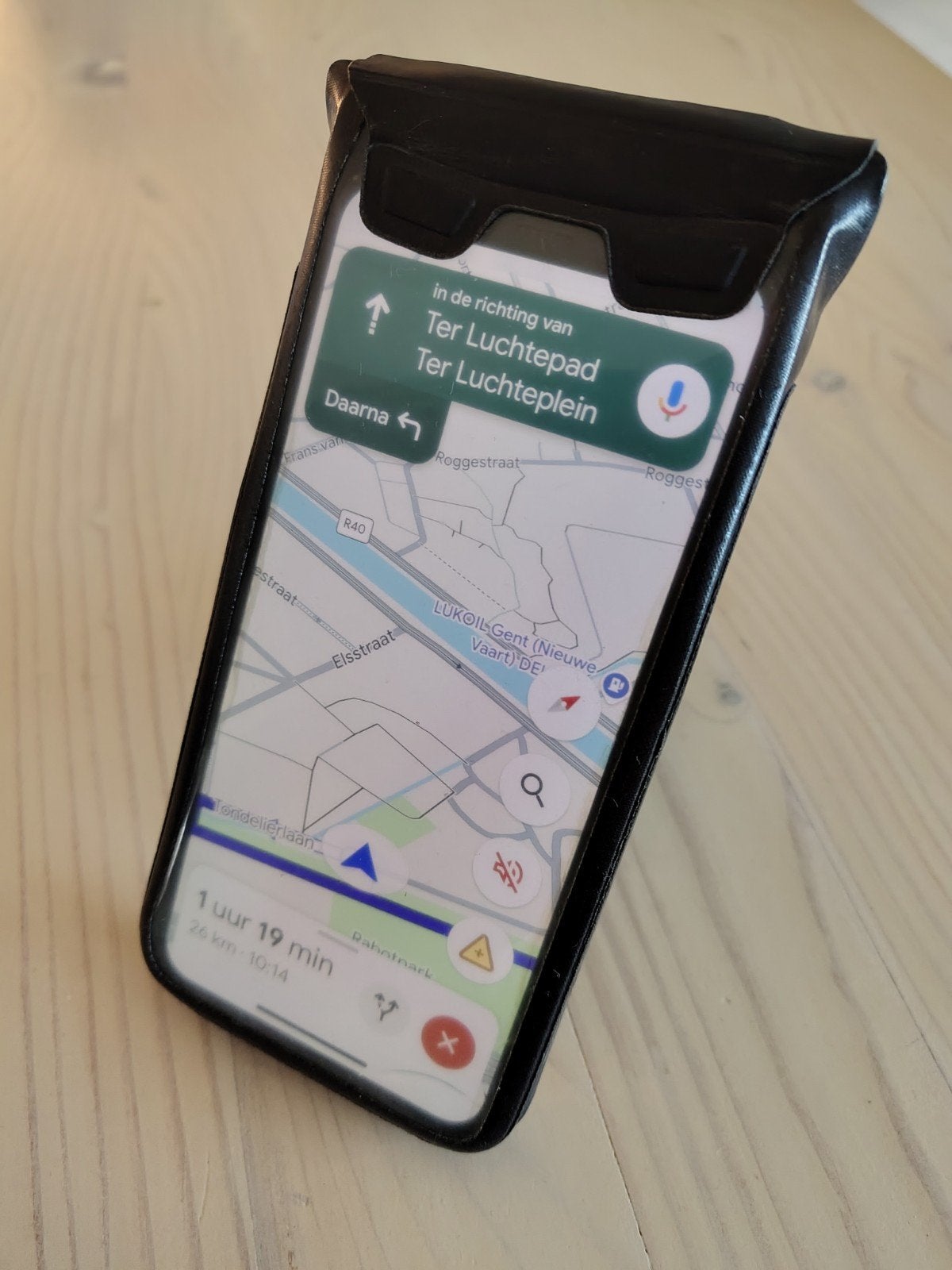 Waterdichte smartphonehouder voor fiets, Ophalen, Zo goed als nieuw