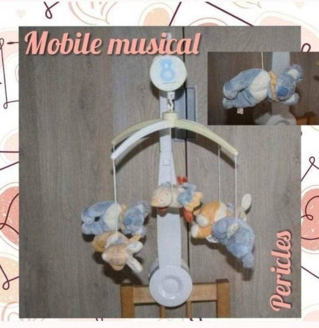 Mobile musical-Pericles "les animaux d'Australie "dès 0 mois, Enlèvement ou Envoi, Utilisé, Mobile