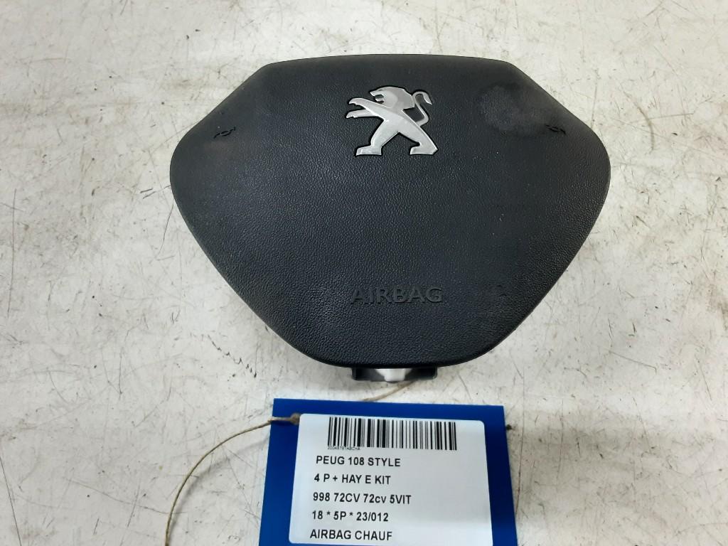 AIRBAG VOLANT Peugeot 108 (01-2014/-) (5ADAN353829581), Utilisé, Peugeot