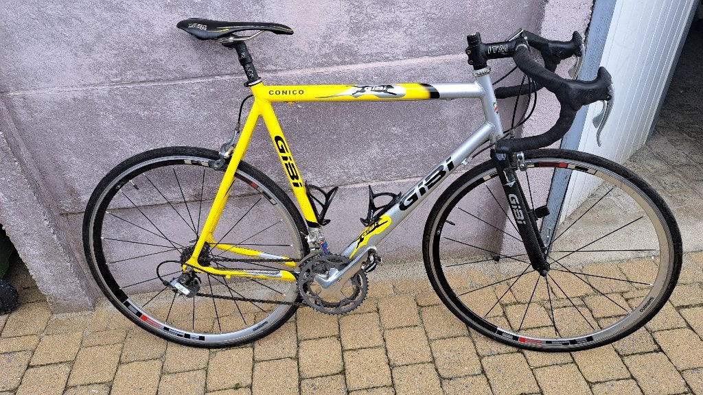 koersfiets maat 58, Gebruikt, 26 inch, 10 tot 15 versnellingen, Velgrem