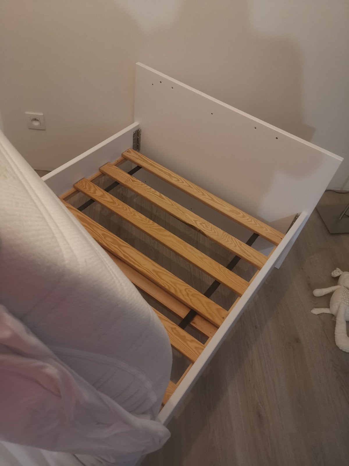 Lit 90x200 avec matelas à vendre, As, Limburg, Huis en Inrichting, Ophalen