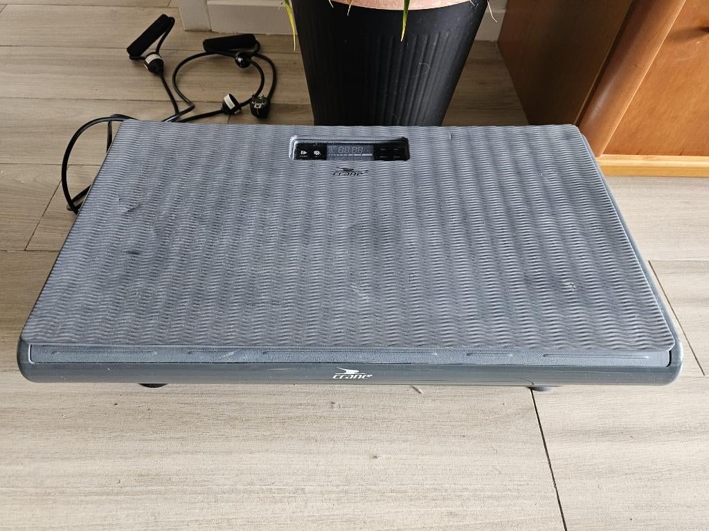 Vibrationsplateforme avec poignées + télécommande, Sports & Fitness, Enlèvement ou Envoi, Comme neuf