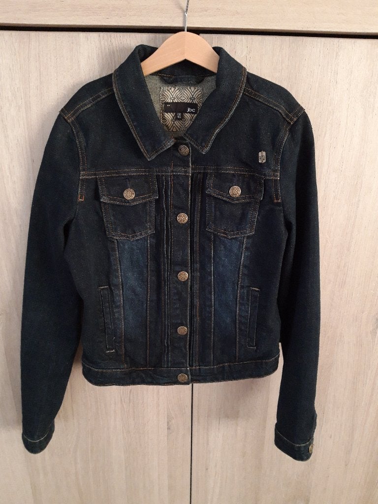 Blauw jeans jasje 146 - 152, Meisje, Ophalen of Verzenden, Zo goed als nieuw, Milla Star