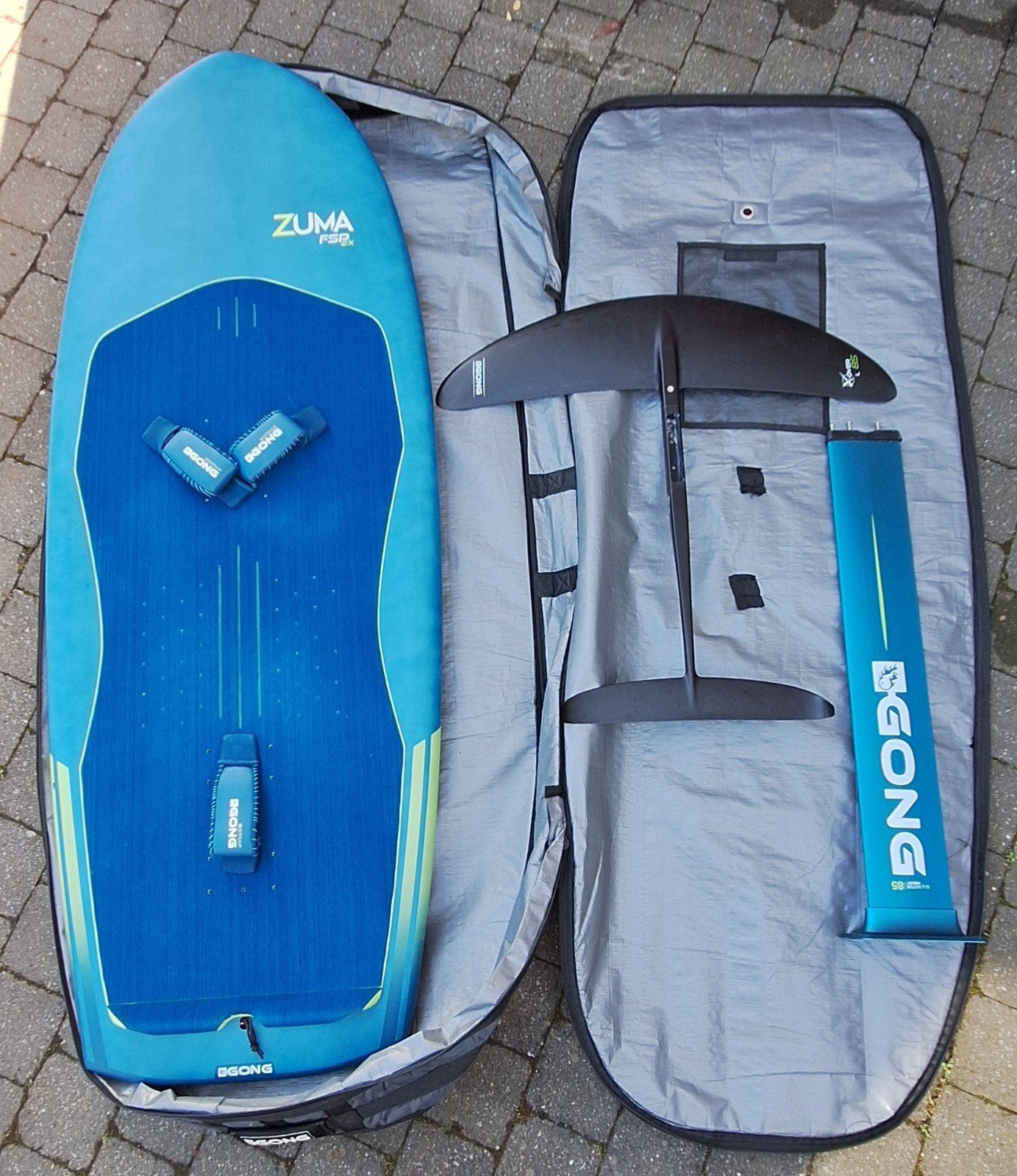 Wingfoil beginnersboard 95l met luxe boardbag + foil 1300cm2, Watersport en Boten, Wingsurfen, Ophalen, Gebruikt, Wingsurfset