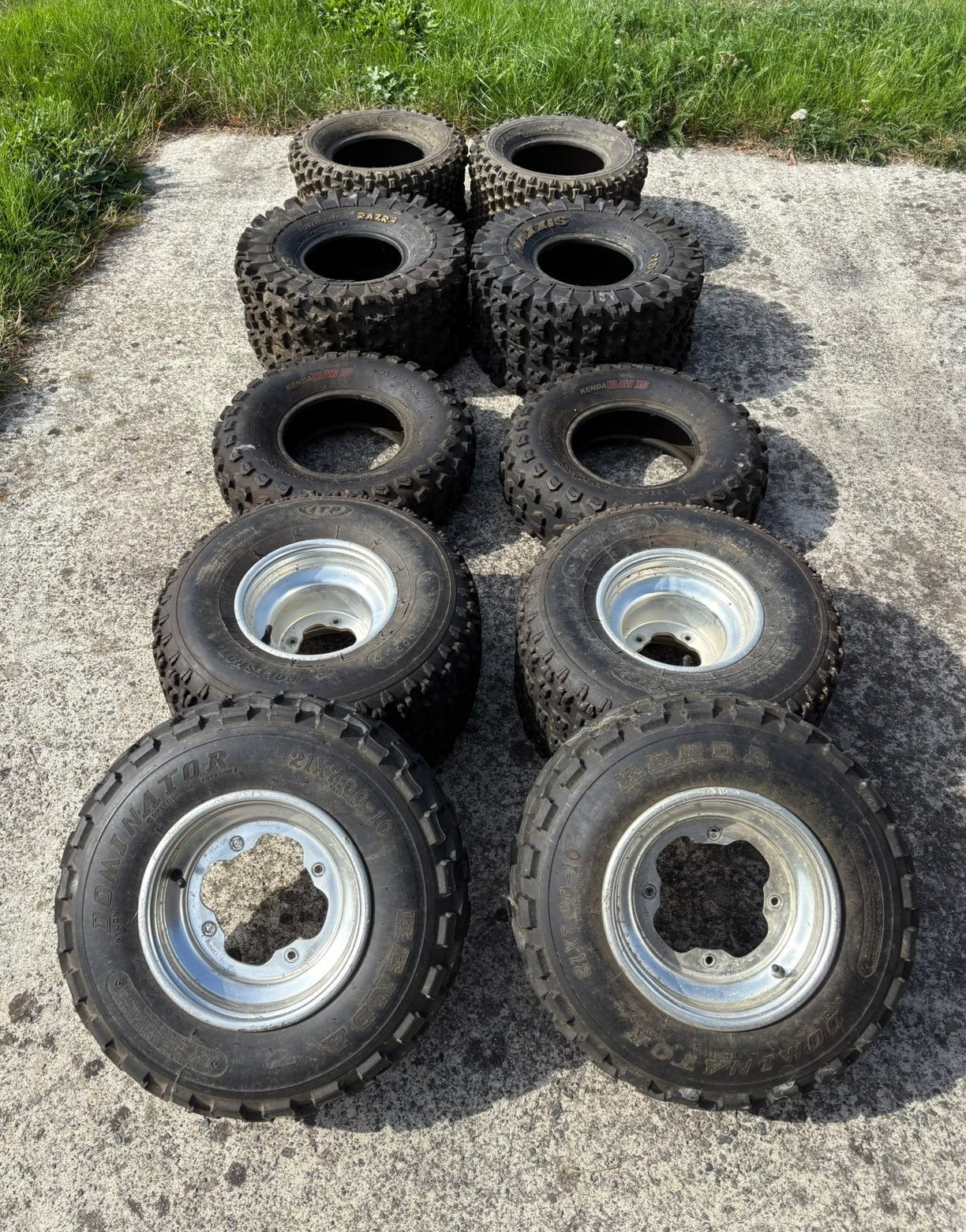 jantes + pneus Quad, Motos, Enlèvement