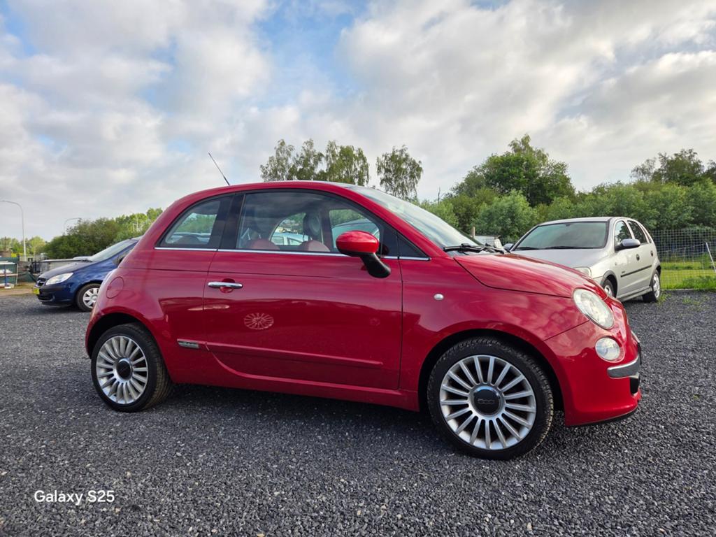 Fiat 500 1.4 lounge 16v Sport à 6 vitesses, Autos, Fiat, Cuir, Achat, Entreprise, Boîte manuelle