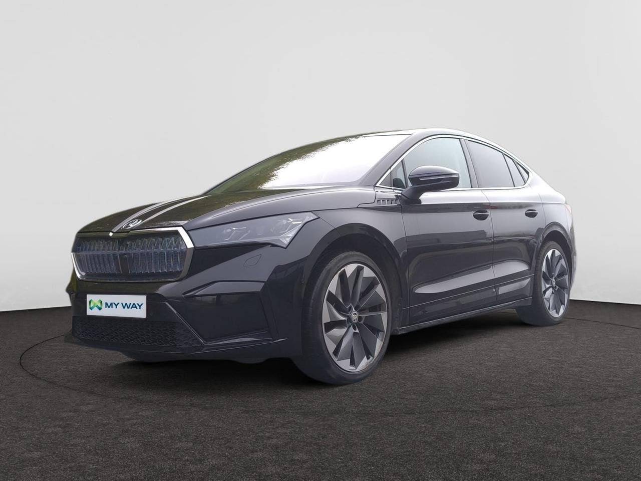 Skoda Enyaq CoupÃ© Enyaq Coupe 80 82kWh 150kW (204ch) 1v, Auto's, Automaat, Adaptive Cruise Control, Zwart, Enyaq