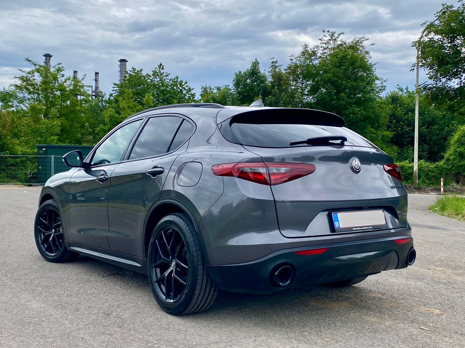 Alfa Stelvio « Black Edition », Autos, Cuir, Achat, Barres de toit, Particulier